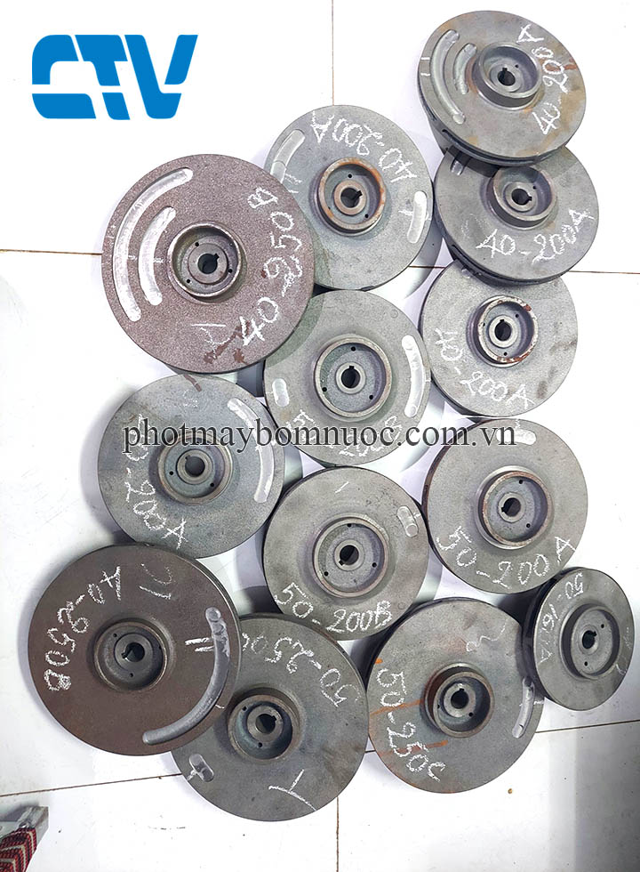 Cung cấp cánh máy bơm nước theo yêu cầu, đáp ứng nhiều dòng bơm