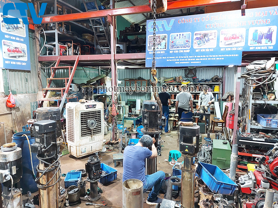 Địa chỉ sửa máy bơm trục đứng uy tín và chất lượng tại Hà Nội