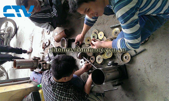 Thay phớt máy bơm trục đứng, máy bơm lọc nước RO