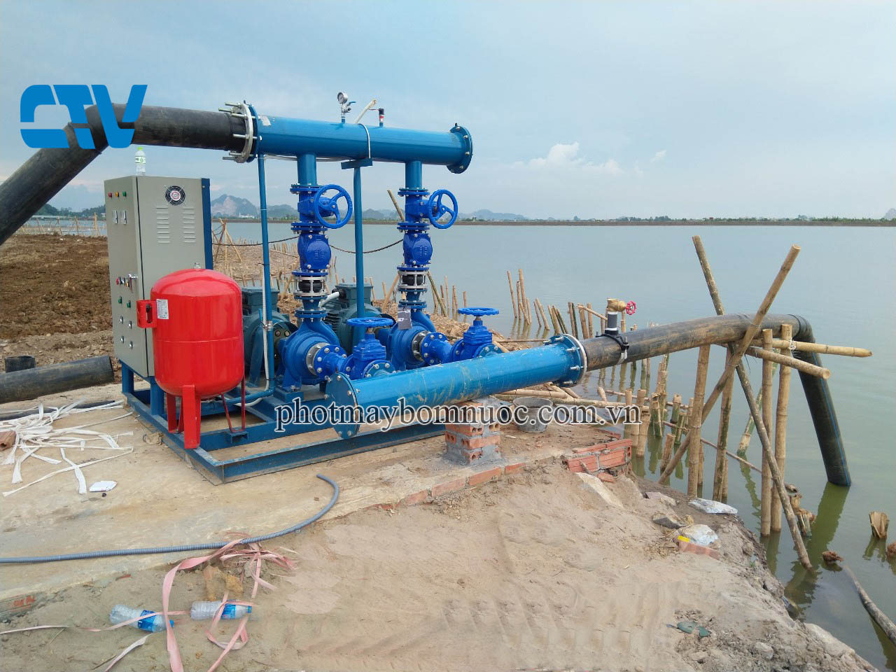Thi công lắp đặt hệ thống máy bơm tăng áp Stac Italy cho các công trình, dự án