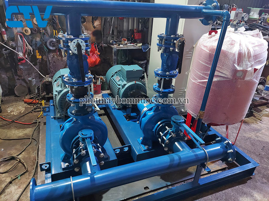 Thiết kế, lắp ráp hệ thống máy bơm tăng áp công nghiệp nhanh chóng, giá rẻ tại Hà Nội