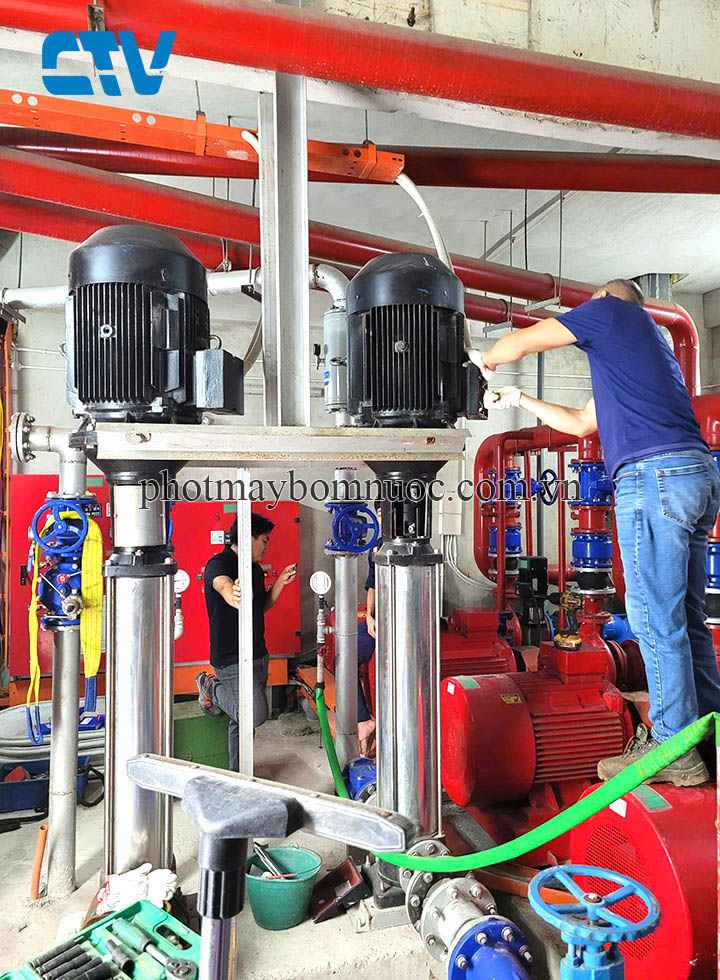 Sửa chữa, bảo dưỡng máy bơm trục đứng Windy tận nơi tại miền Bắc
