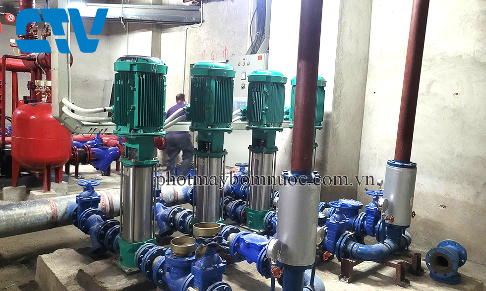 Nhận sửa chữa máy bơm trục đứng Grundfos, Pentax, Ebara, Wilo, CNP, KSB uy tín